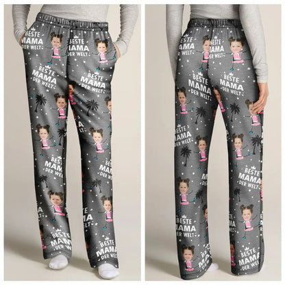 Eigenes Foto Beste Eltern Und Großeltern der Welt - Personalisiertes Pyjamahose
