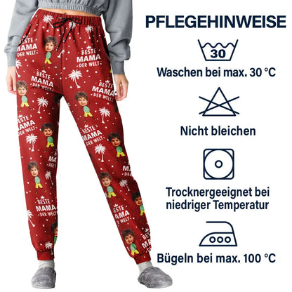 Eigenes Foto Beste Eltern Und Großeltern der Welt - Personalisiertes Pyjamahose