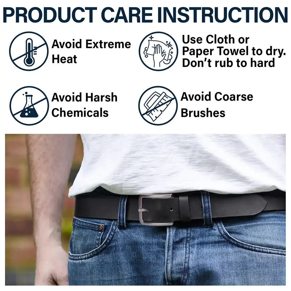 I Love You For Your Personality - Personalized Engraved Leather Belt