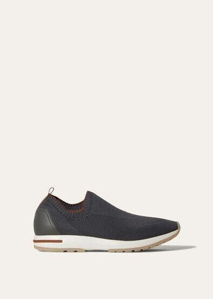 Men's Loro Piana 360 LP Flexy Walk Gray Brick Ted Sneakers