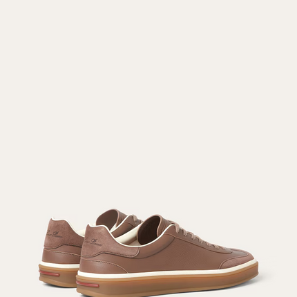 Men's Loro Piana Tennis Walk  Grey Taupe Sneakers