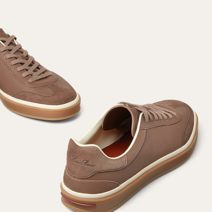 Men's Loro Piana Tennis Walk  Grey Taupe Sneakers