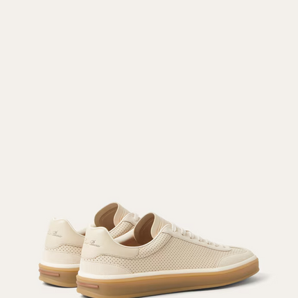Men's Loro Piana Tennis Walk Pearl Powder Sneakers