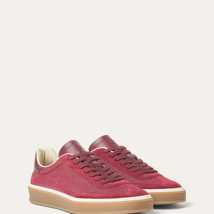 Men's Loro Piana Tennis Walk Fire Sneakers