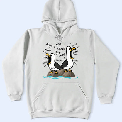 Funny Screaming Seagull - Personalized T Shirt