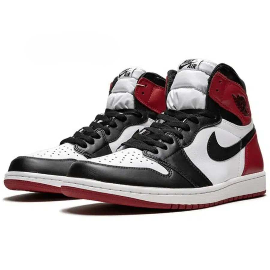Men's Air Jordan 1 High 'Black Toe’ Shoes