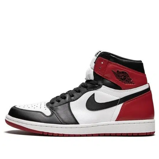 Men's Air Jordan 1 High 'Black Toe’ Shoes