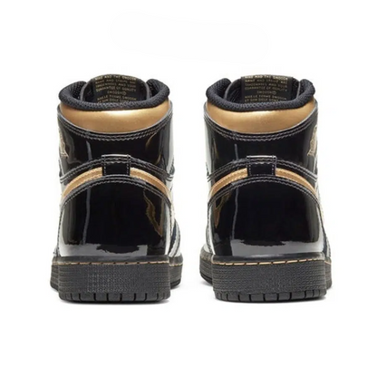 Men's Air Jordan 1 High 'Black Metallic Gold’ Shoes