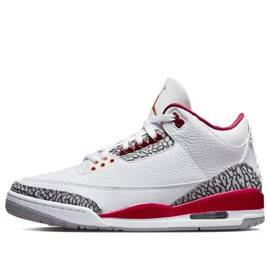 Men's Air Jordan 3 Cardinal Red Shoes