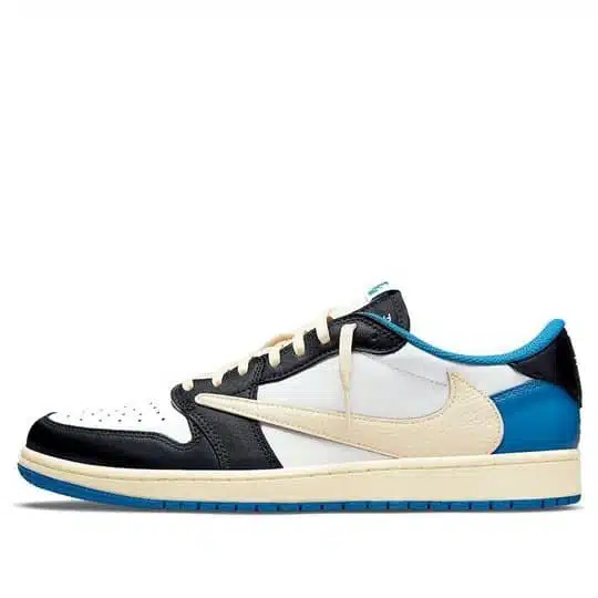 Men's Travis Scott x Air Jordan 1 Retro Low ‘ Royal Blue' Shoes