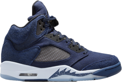 Men's Nike Air Jordan 5 Retro Midnight Navy Shoes