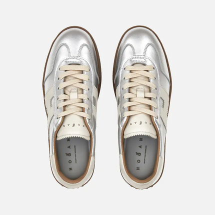 Men's Hogan Silver Sneakers