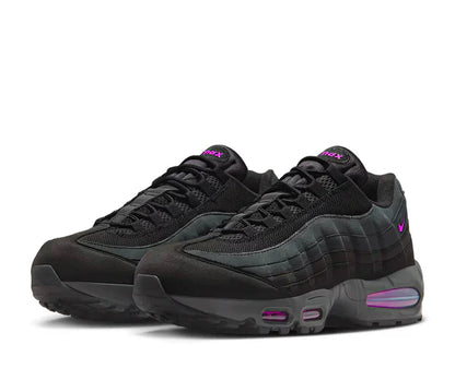 Men's Nike Air Max 95 Black Vivid Purple Shoes