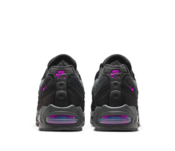 Men's Nike Air Max 95 Black Vivid Purple Shoes