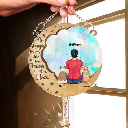 I'll Miss You For The Rest Of Mine - Personalized Rainbow Suncatcher With Crystal Ball Prism