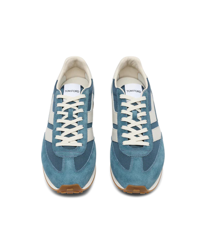 Men's Tom Ford Mick Panelled Blue Sneakers