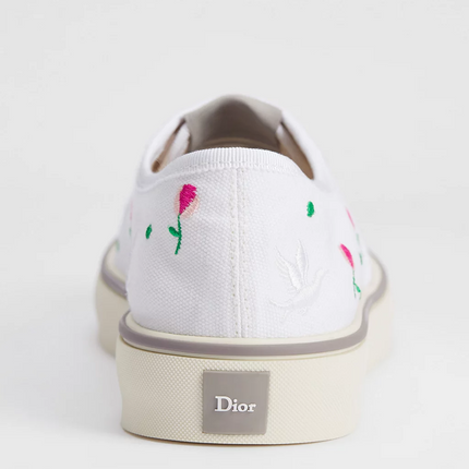 Men's Dior Saltwind Multicolor Doves & Roses Motif Sneakers