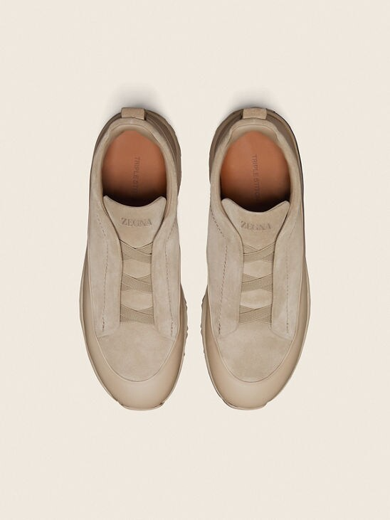 Men's Zegna Triple Stitch™ Monte Light Taupe Sneakers