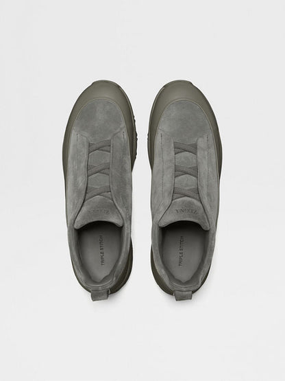 Men's Zegna Triple Stitch™ Monte Grey Sneakers