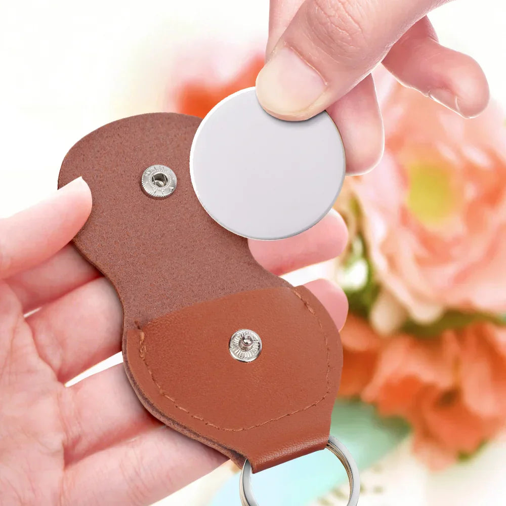 Couple Holding Hands I Want To Be Your Last Everything - Personalized Leather Pocket Hug