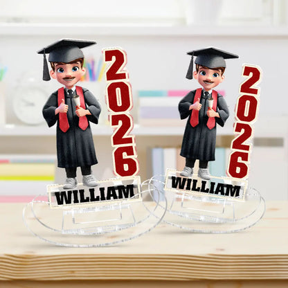 Funny Graduation Year - Personalized Acrylic Shaking Stand