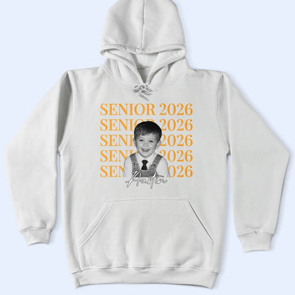 Custom Photo Childhood Senior Mom - Personalized T Shirt