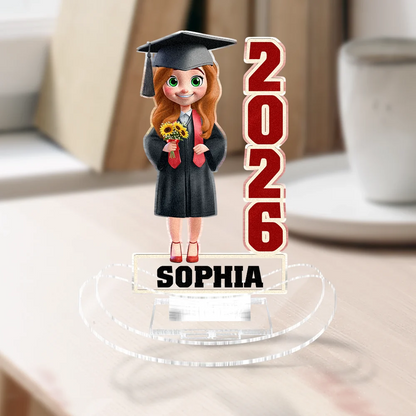 Funny Graduation Year - Personalized Acrylic Shaking Stand