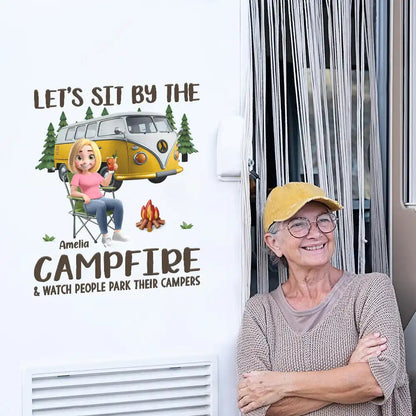 Making Memories One Campsite At A Time - Personalized Decor Decal