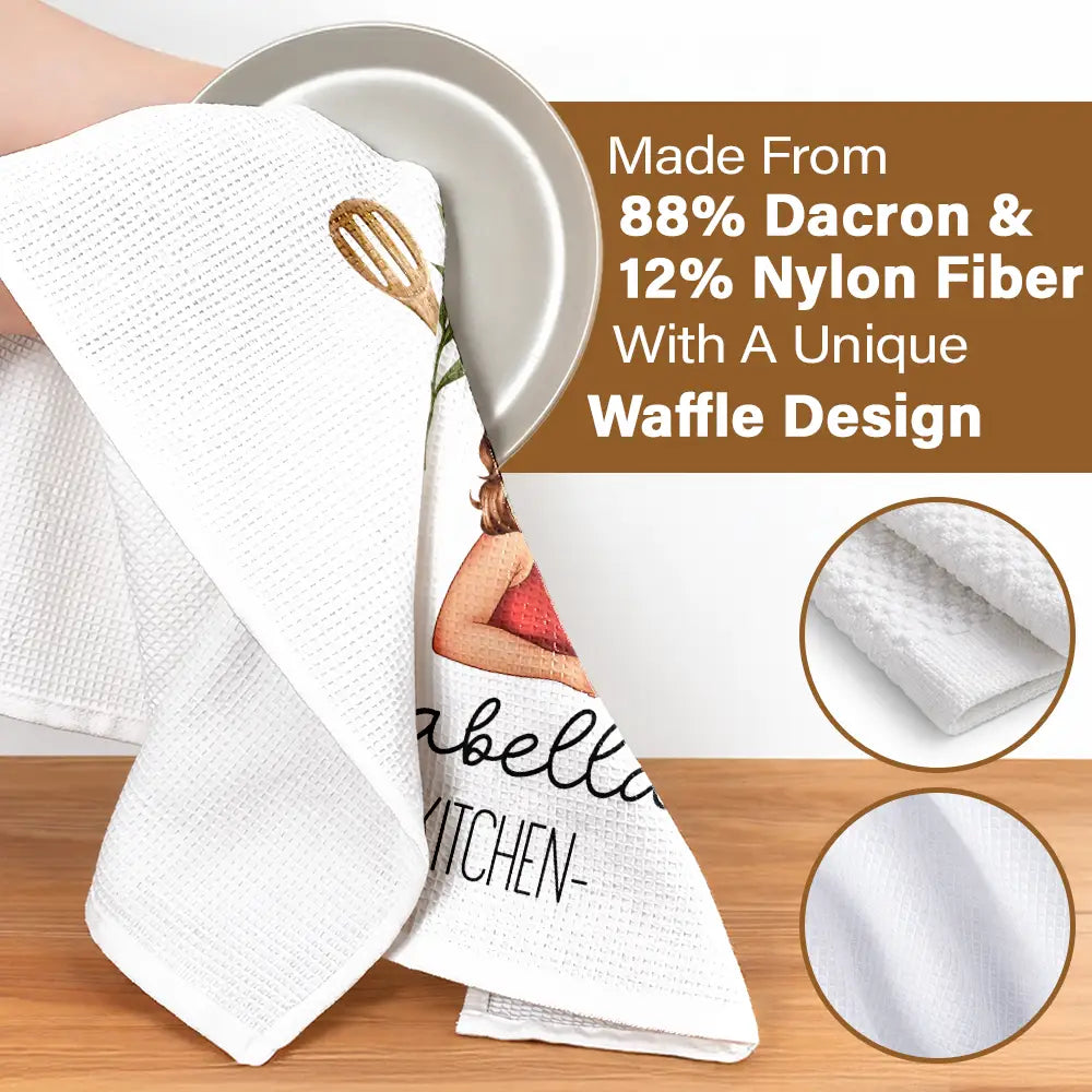 Mom Grandma Kitchen - Personalized Kitchen Towel