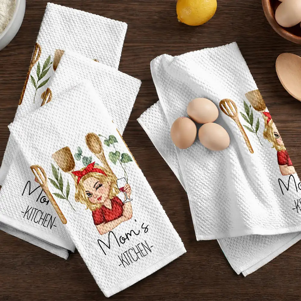 Mom Grandma Kitchen - Personalized Kitchen Towel