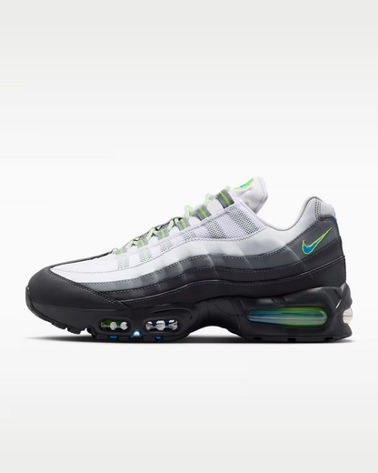 Men's Nike Air Max 95 Black Action Green Shoes