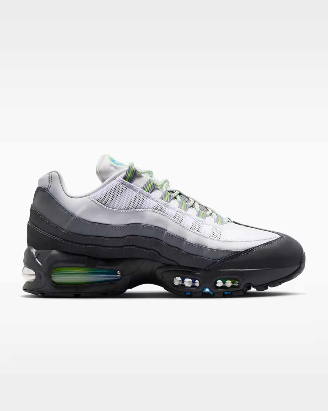 Men's Nike Air Max 95 Black Action Green Shoes