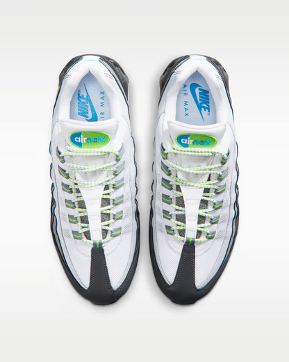 Men's Nike Air Max 95 Black Action Green Shoes