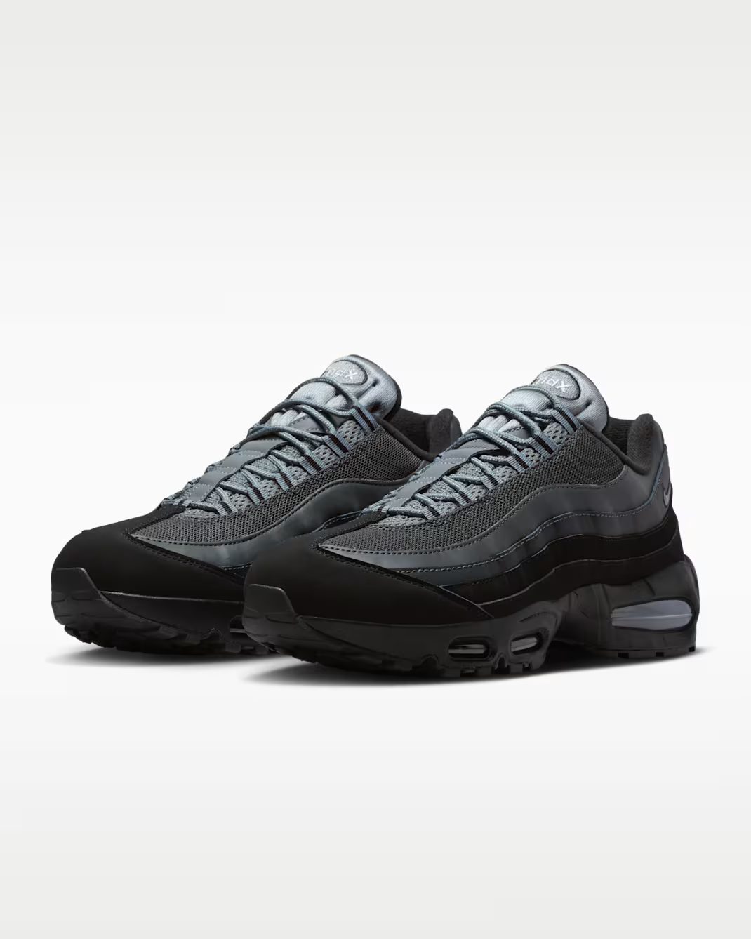 Men's Nike Air Max 95 Black Lime Blast Shoes