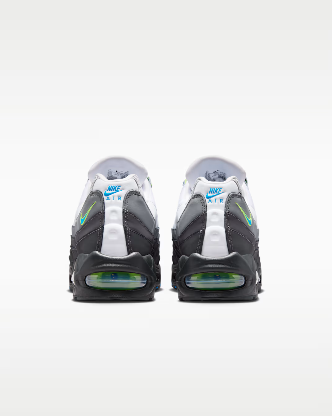 Men's Nike Air Max 95 Black Action Green Shoes