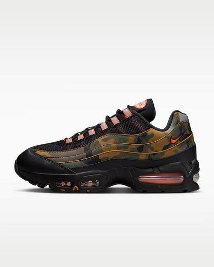 Men's Nike Air Max 95 Golden Beige Safety Orange Shoes