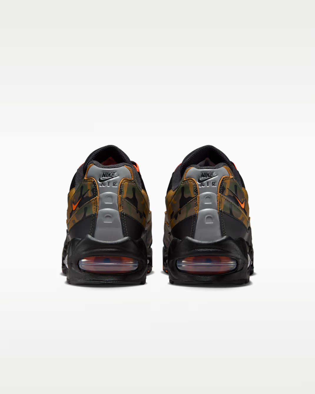 Men's Nike Air Max 95 Golden Beige Safety Orange Shoes
