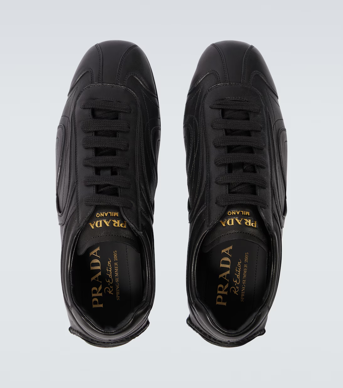 Men's Prada Montecarlo Re-Edition 2005 Leather Black Sneakers