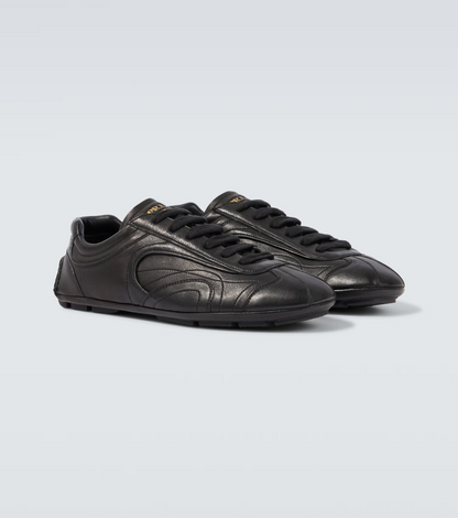 Men's Prada Montecarlo Re-Edition 2005 Leather Black Sneakers