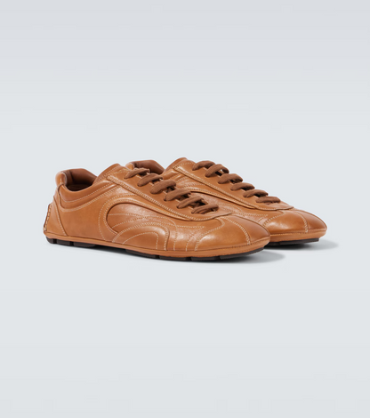 Men's Prada Montecarlo Re-Edition 2005 Leather Brown Sneakers