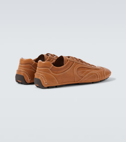 Men's Prada Montecarlo Re-Edition 2005 Leather Brown Sneakers