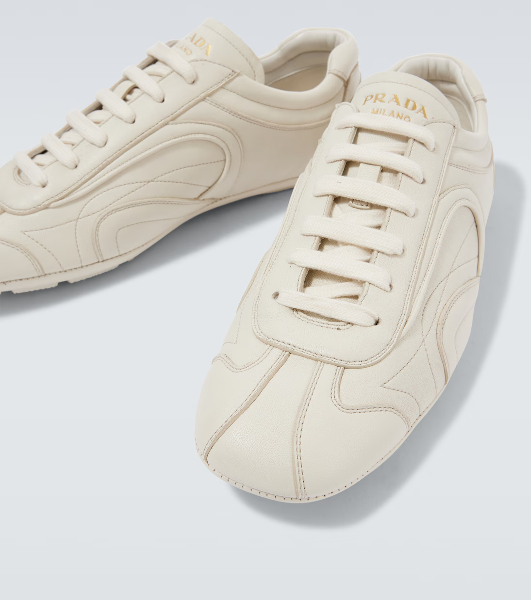Men's Prada Montecarlo Re-Edition 2005 Leather White Sneakers