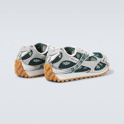 Men’s Bottega Veneta Orbit Silver Green Sneakers