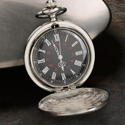3D Metal Effect My Son Forever - Personalized Pocket Watch