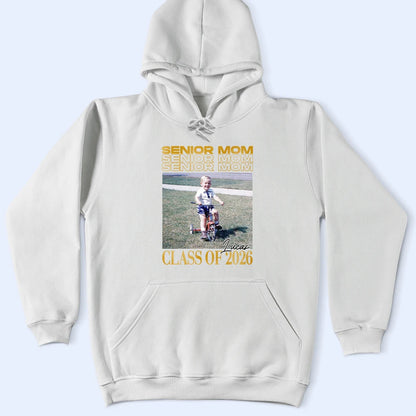 Custom Photo Senior Mom Graduation Vintage Photo - Personalized T Shirt