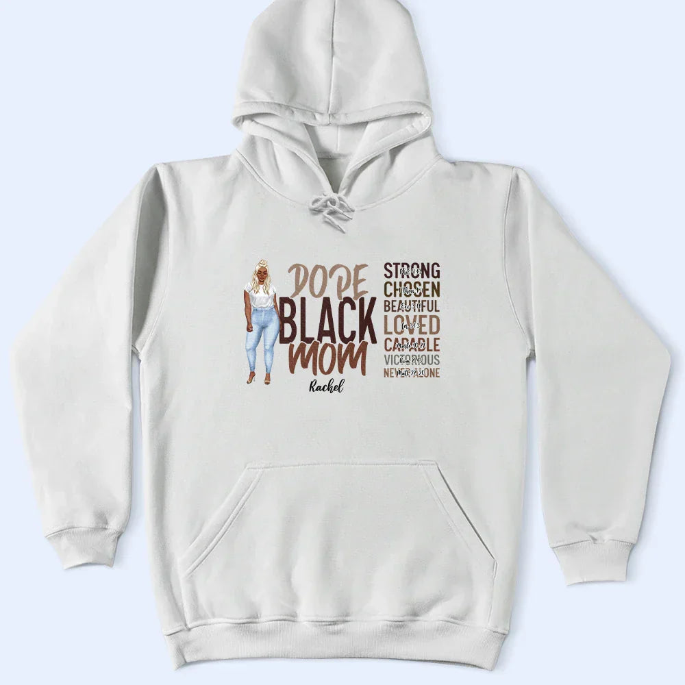 Dope Black Mom - Personalized T Shirt