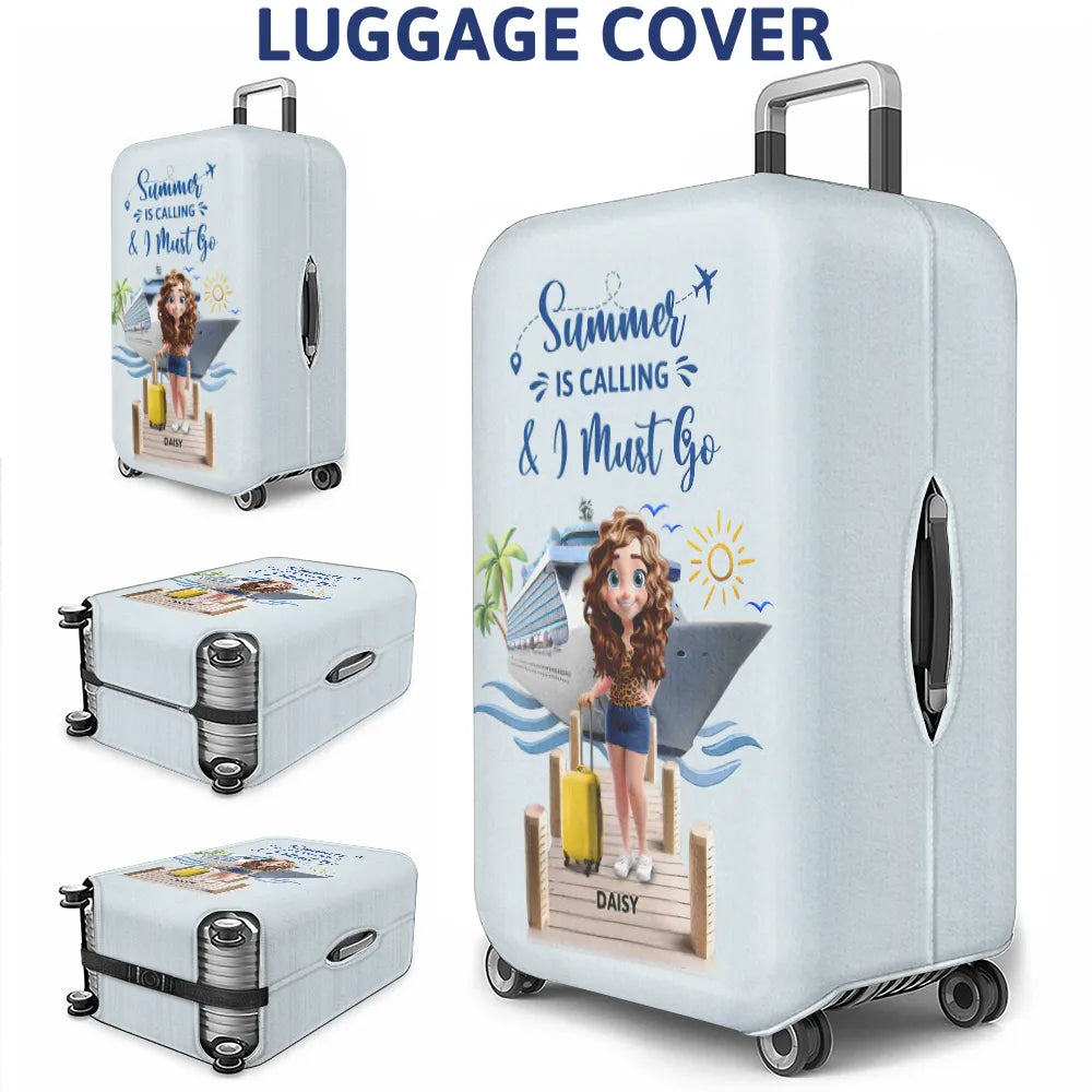 Travel All My Cruise Crap - Personalized Luggage Cover