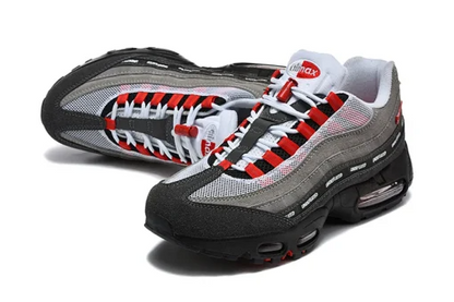 Men's UNDEFEATED x Nike Air Max 95 Fire Red Tokyo Bright Crimson  Shoes