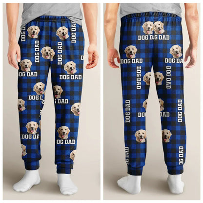 Custom Photo Family Plaid Pattern - Personalized Pajama Pants