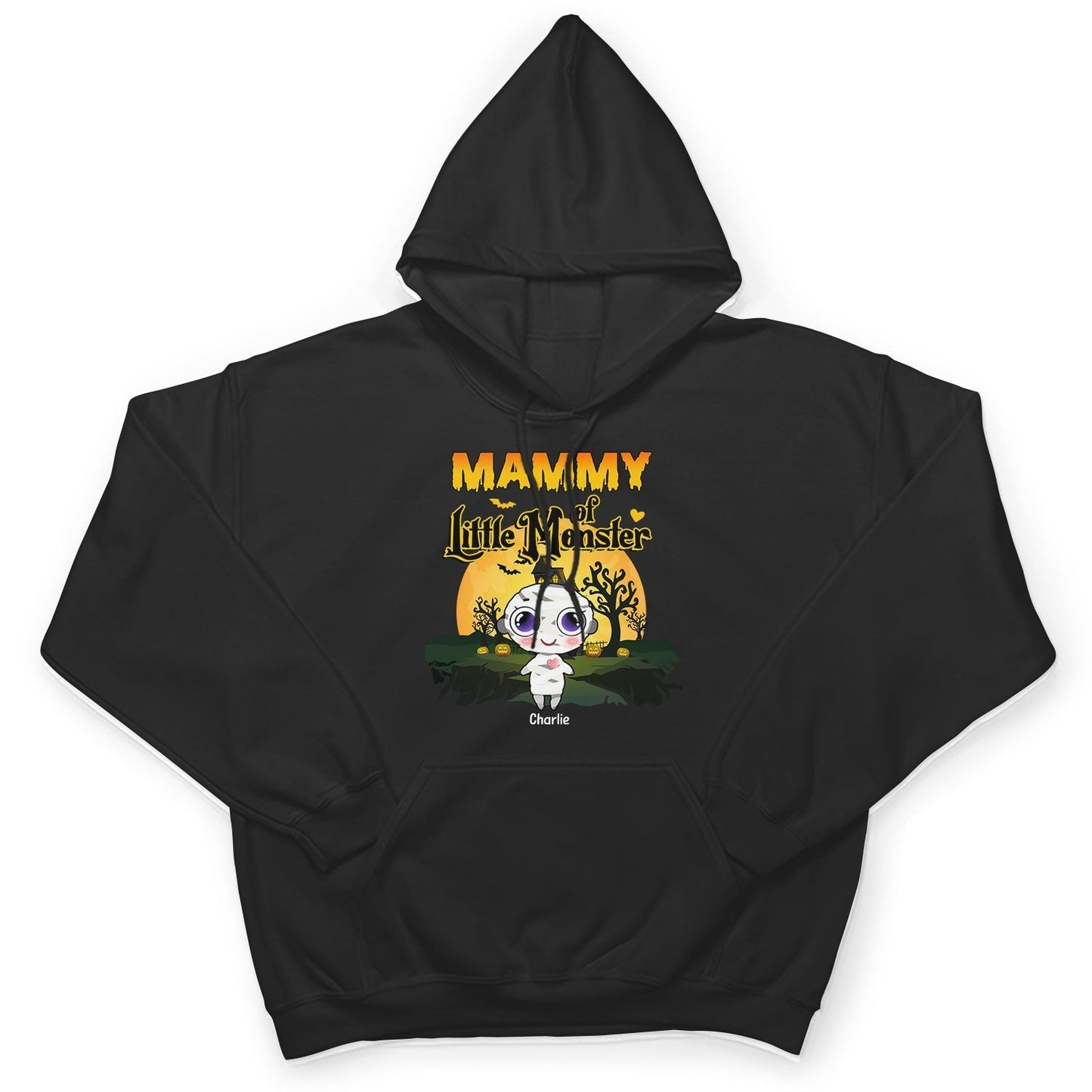 Grandma Of Little Monsters Character Costumes - Halloween Gift For Grandma, Grandparents, Mom, Dad, Family - Personalized T Shirt